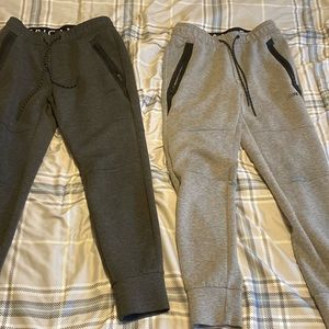 2 PACK | American Eagle | Mens jogger | grey and black |